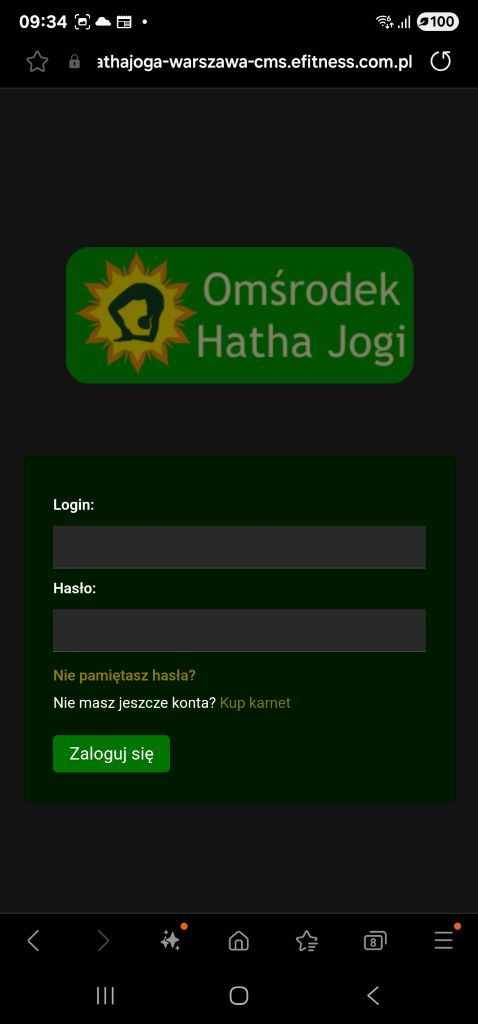 zapisy online logowanie